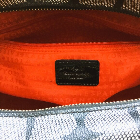 KATE SPADE KALEIGH PEBBLED ACE OF SPADES SATCHEL - Picture 4 of 5